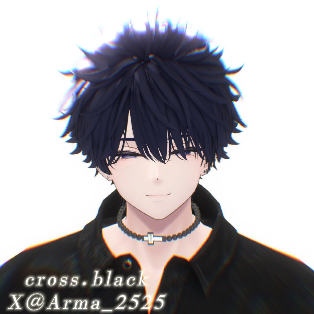 ♡ cross&ribbon choker 【7アバター対応】