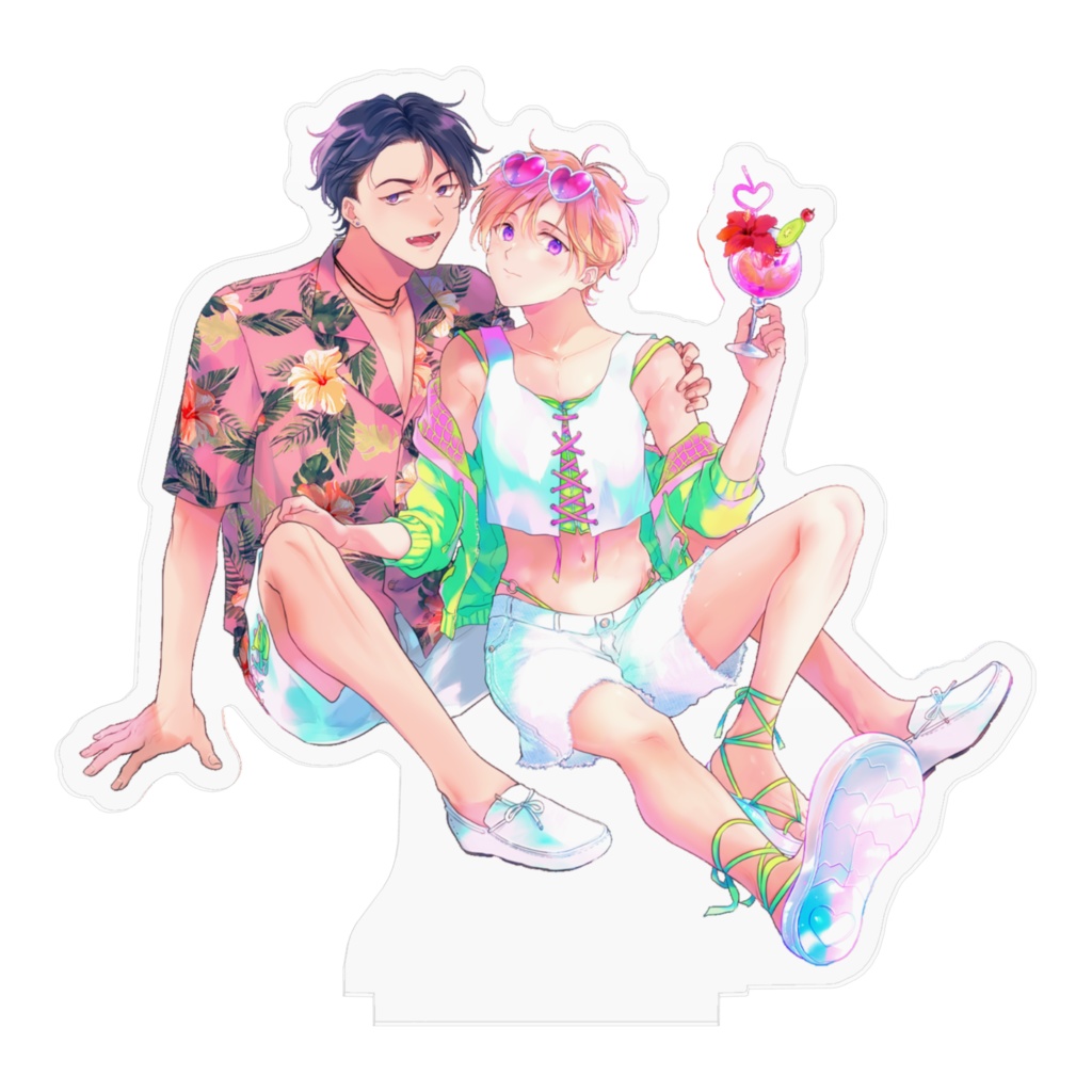 史郎×れんげアクリルスタンド(100mm×100mm)