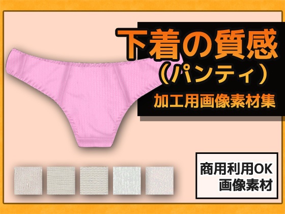 イラスト素材~下着の質感(パンティ)の加工用画像素材~商用OK著作権フリー