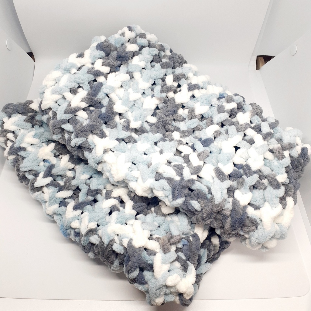 もこもこネックウォーマー【グレーグリーン】