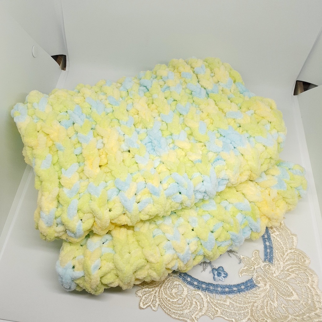 もこもこネックウォーマー【スカイイエロー】