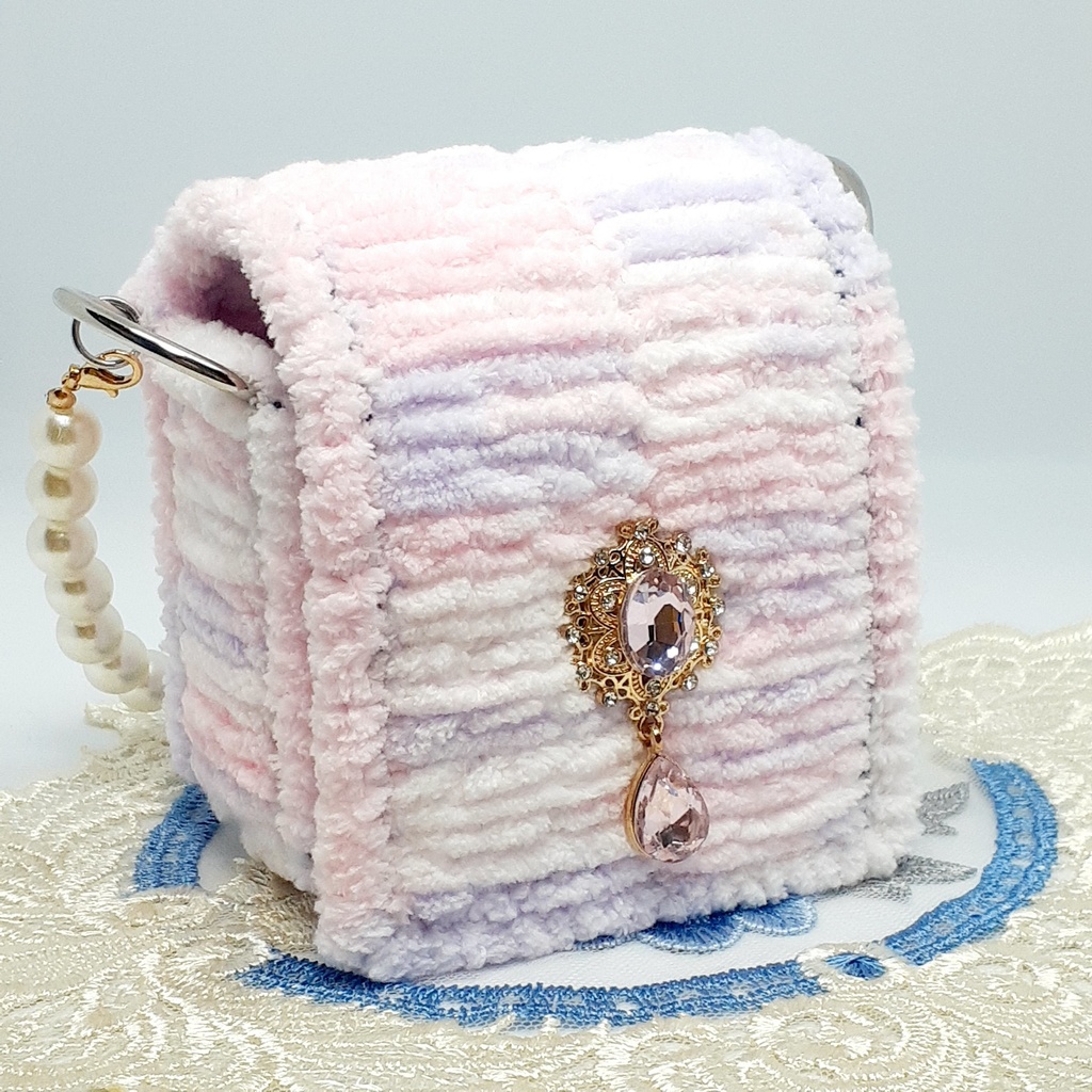 プチバッグ【ふわふわピンク】