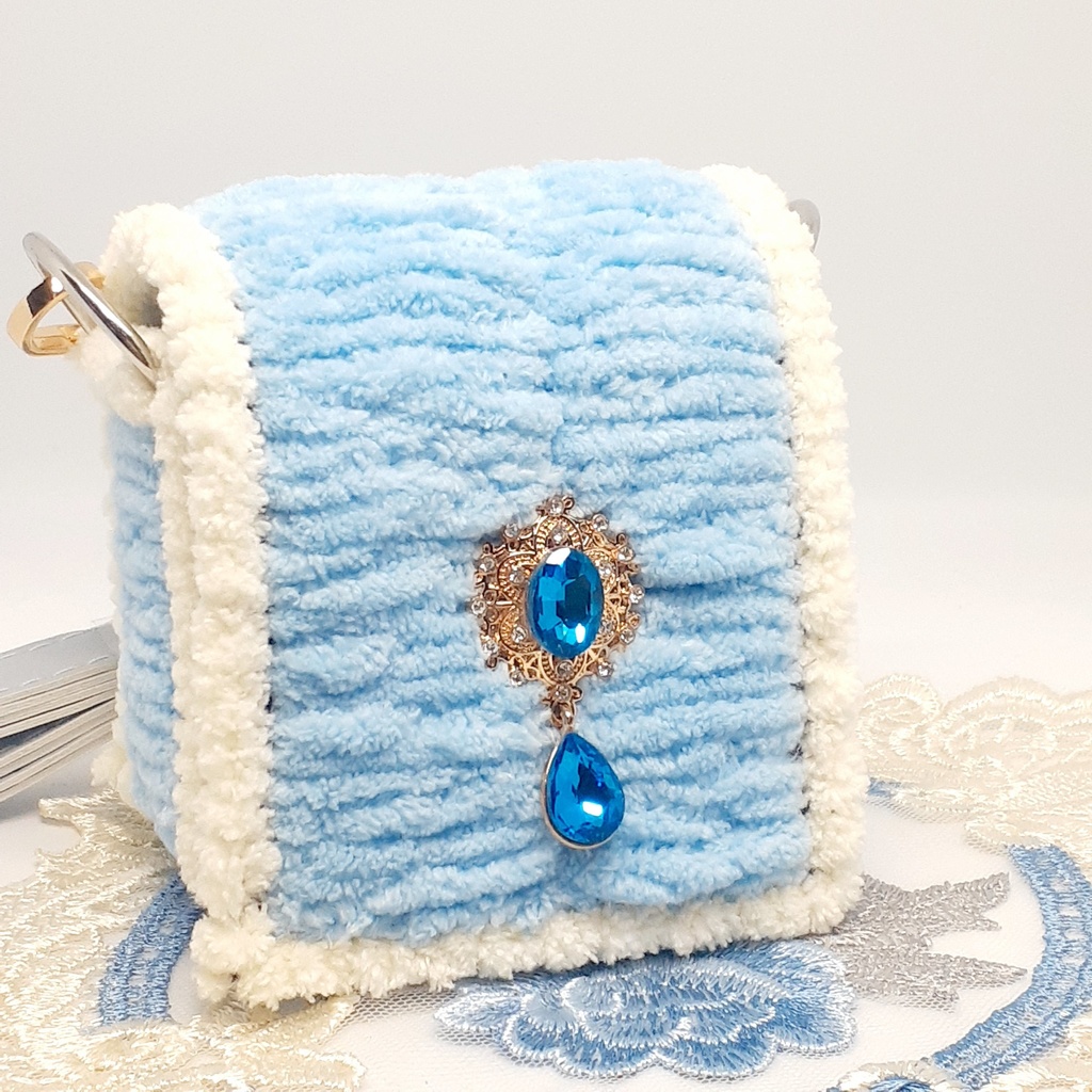 プチバッグ【空色】