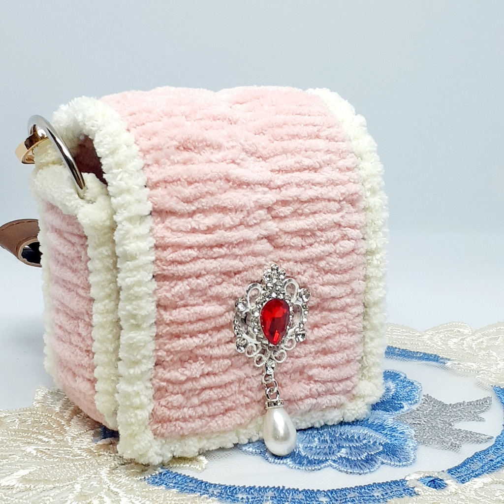 プチバッグ【甘めの桃色】