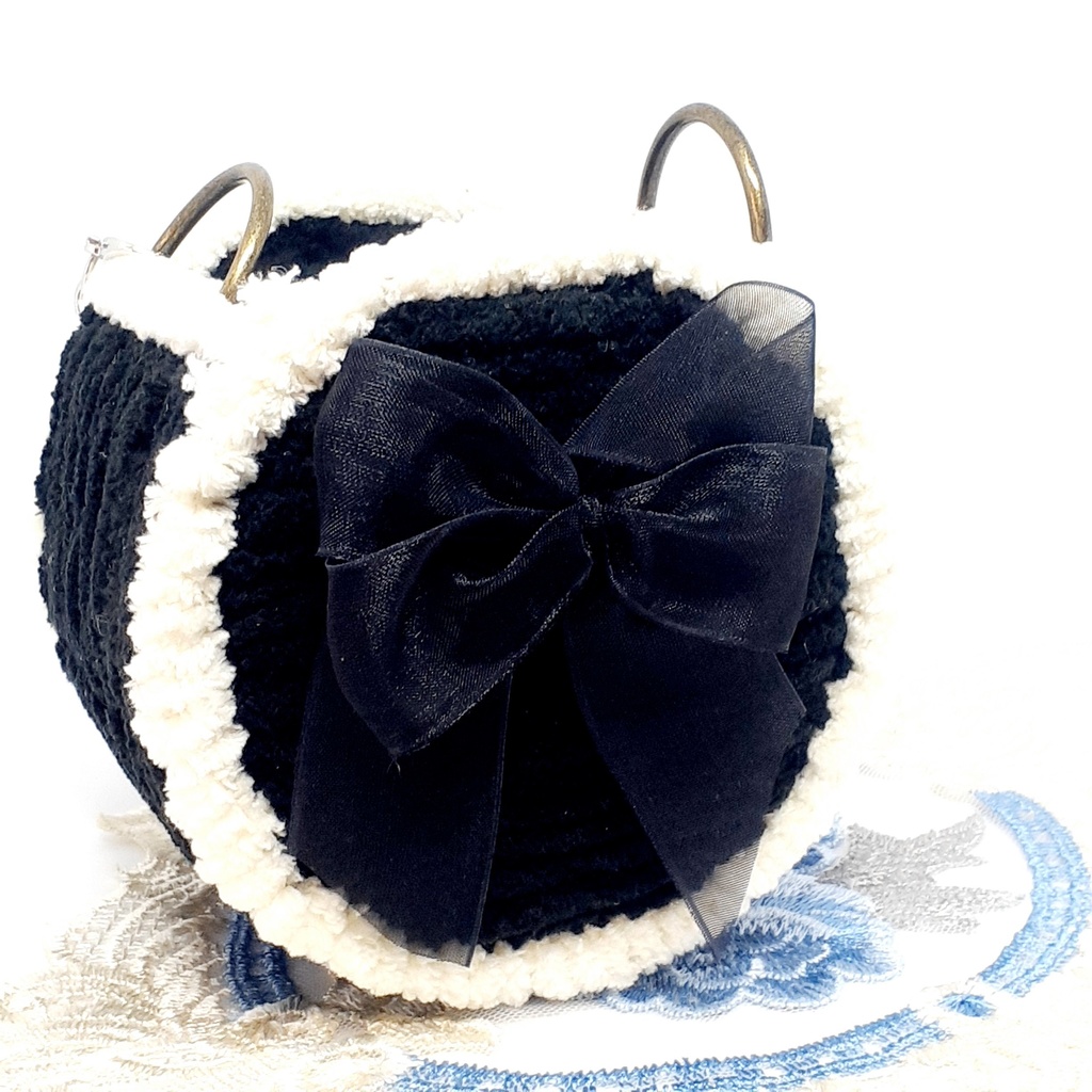 丸形プチバッグ【黒色】