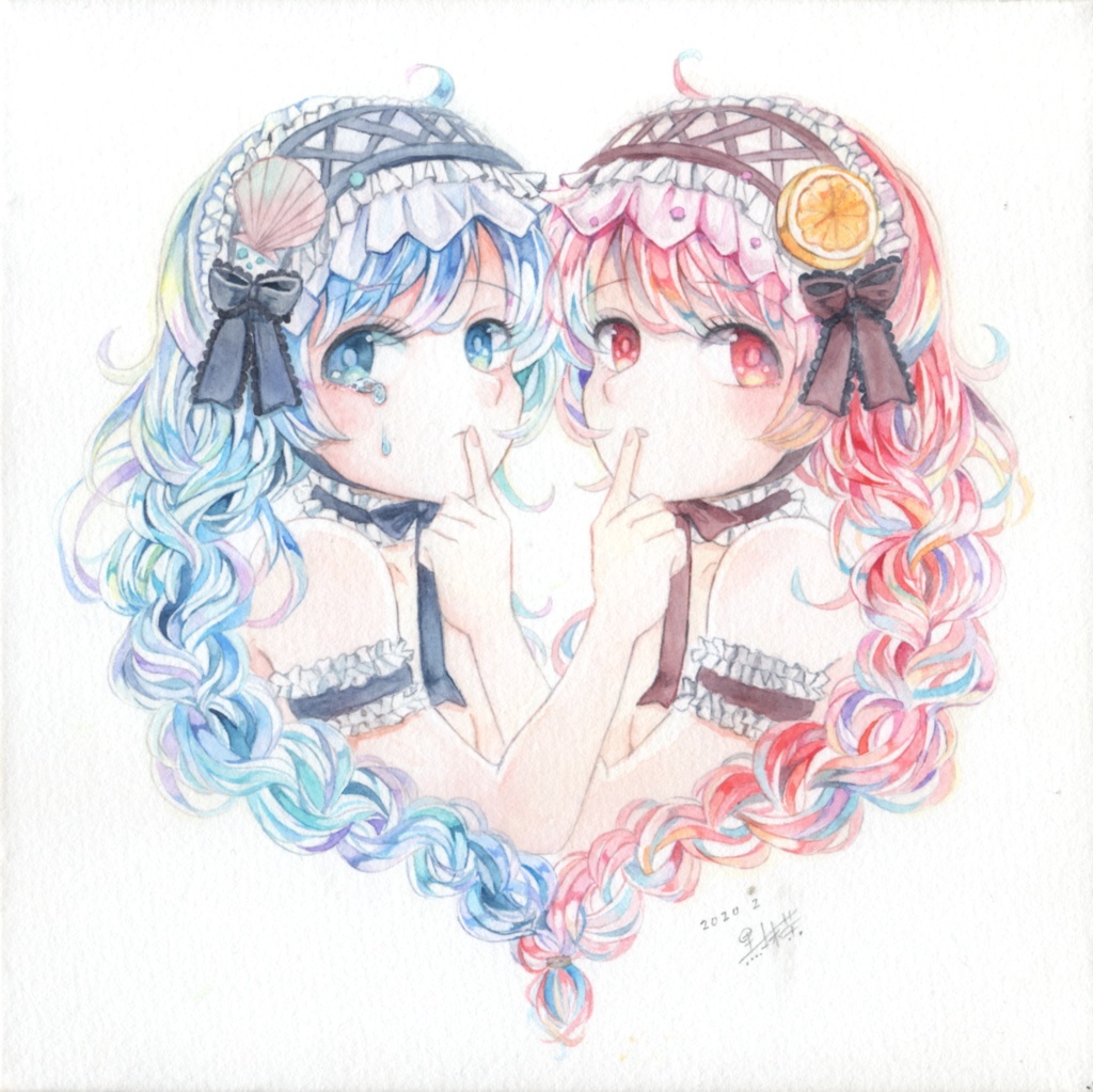 スクエアカード【BLUE or RED】