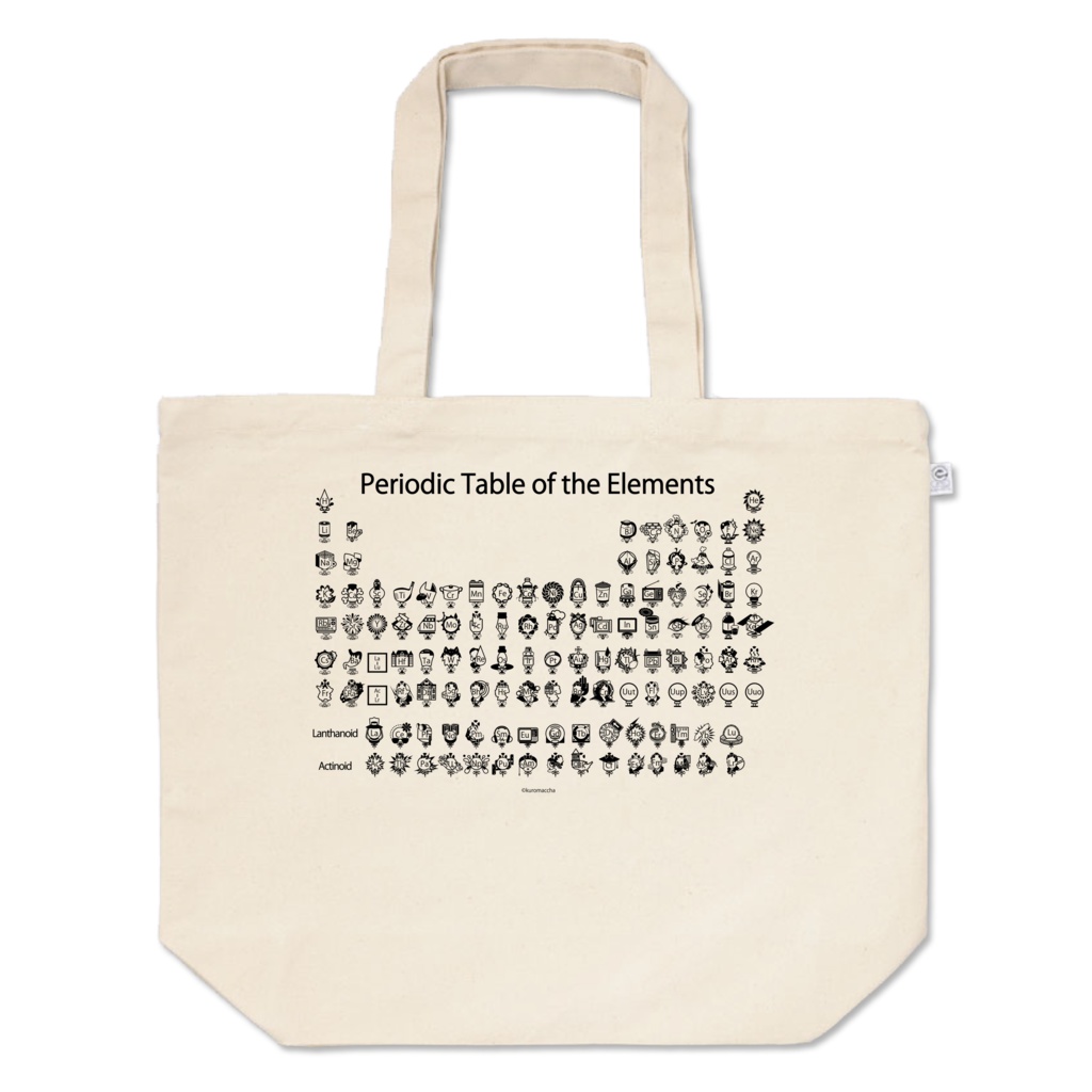 アイコン周期表トートバッグ 2015ver