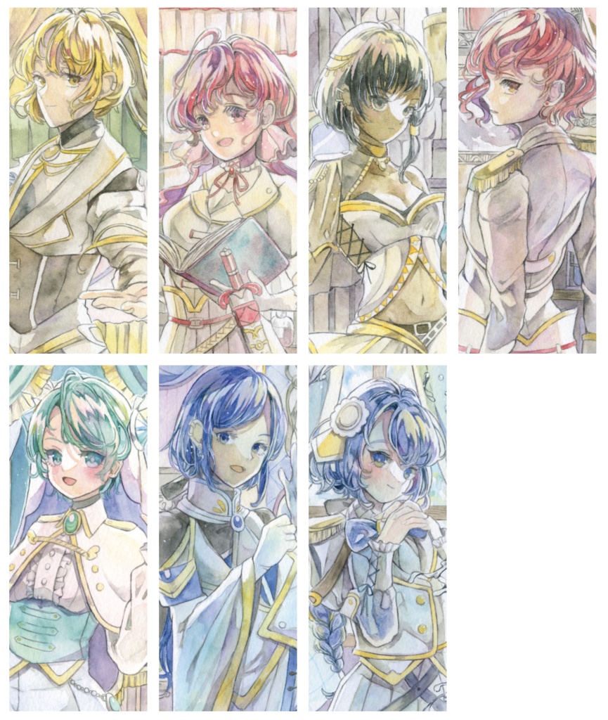 (⚠️注意書きあり)【王族たちの色材ノートⅡ-彩り鉱物編-】