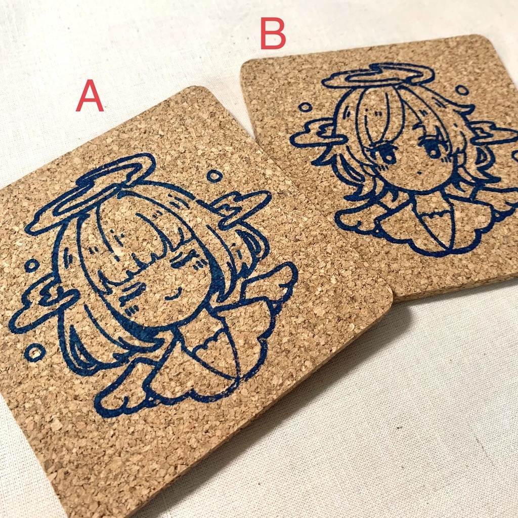 （在庫僅少）スクエア形コルクコースター