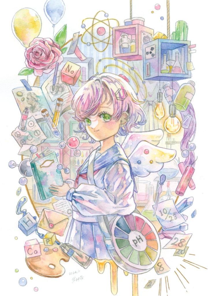 新刊イラスト集【kagaku no hi】