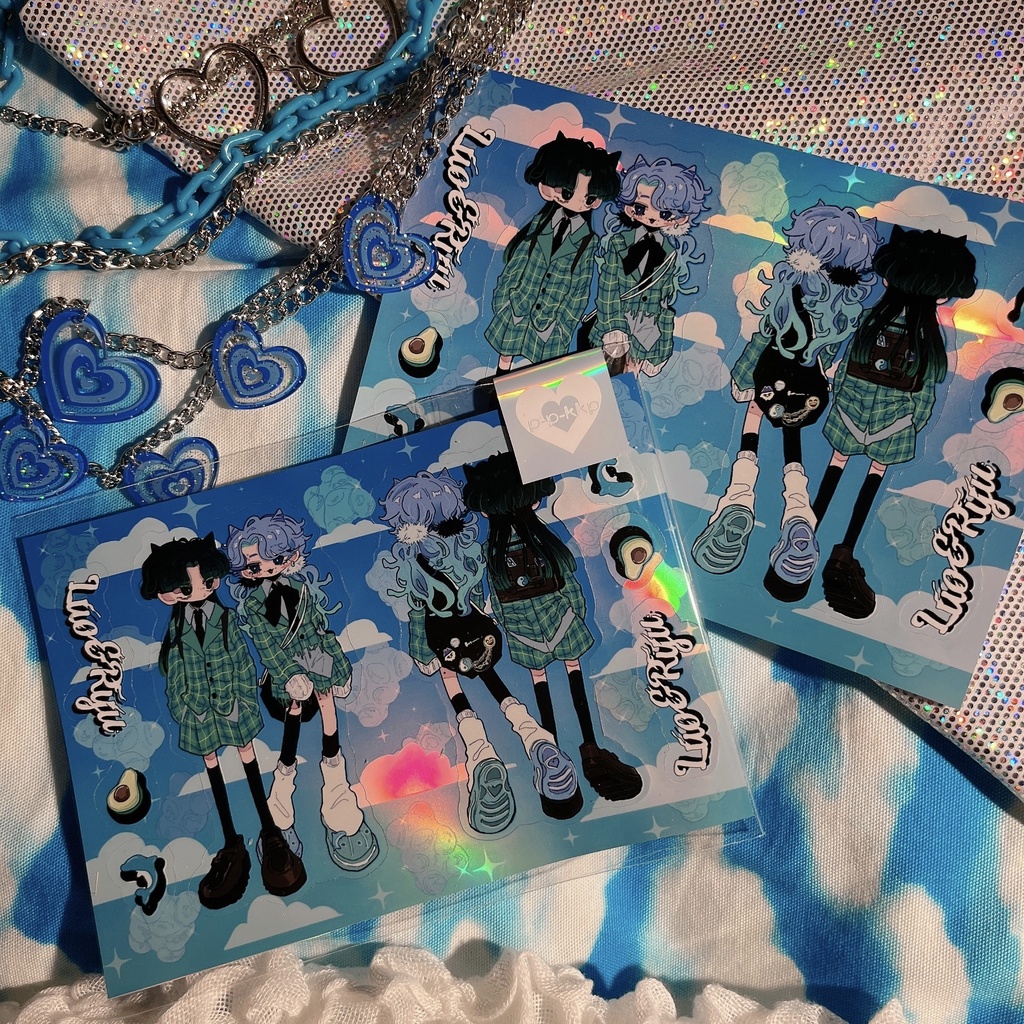 ハーフカットホログラムステッカー