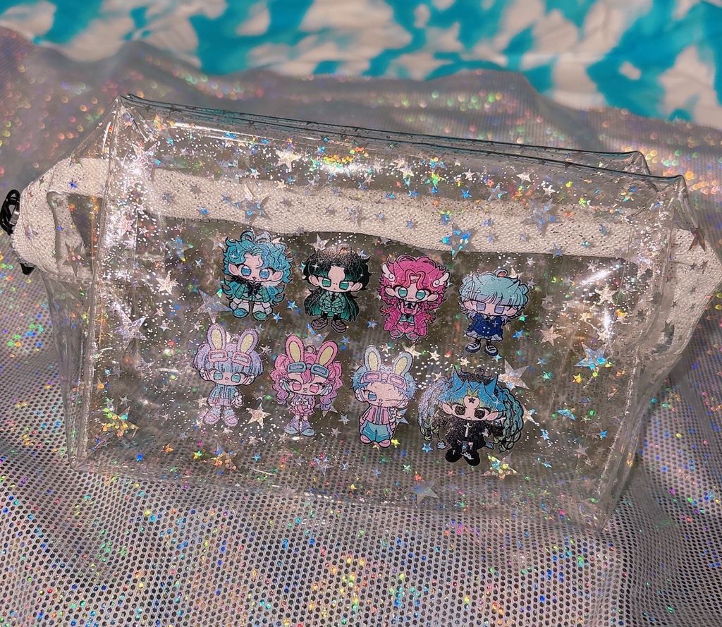🩵星ラメポーチ🩵
