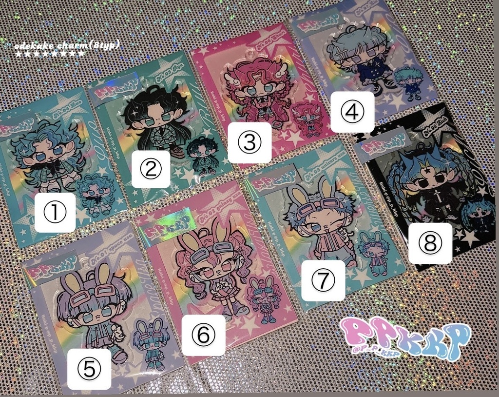 🩷アクリルキーホルダー（全8種類）🩷