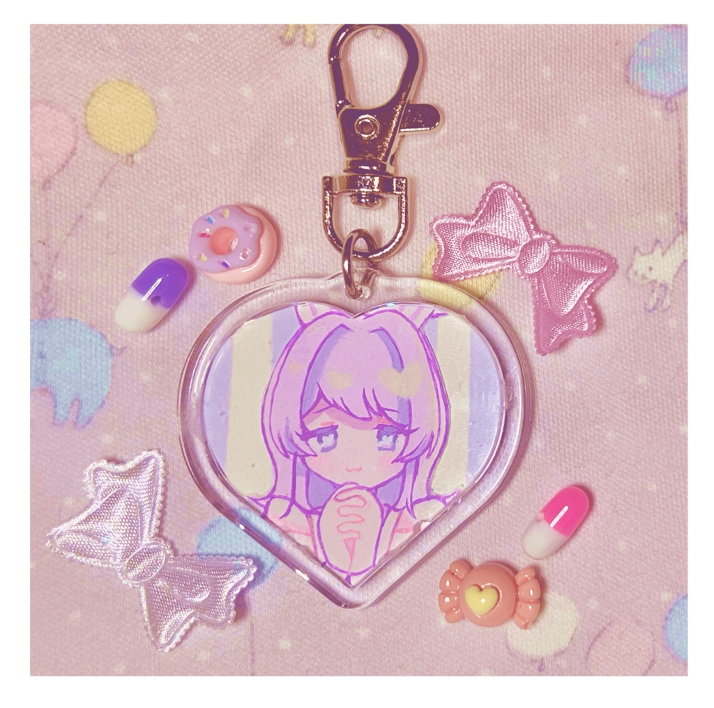 💜原画キーホルダー💜