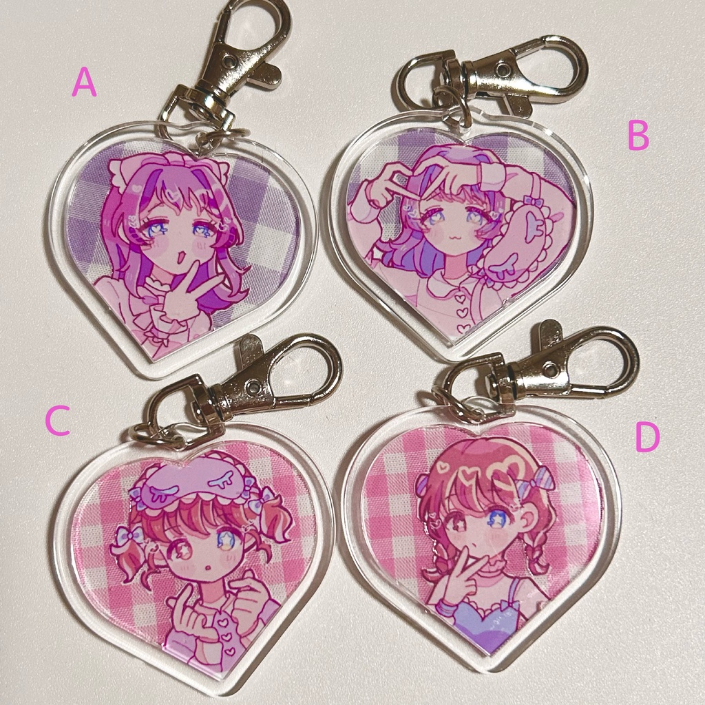 イラストキーホルダー