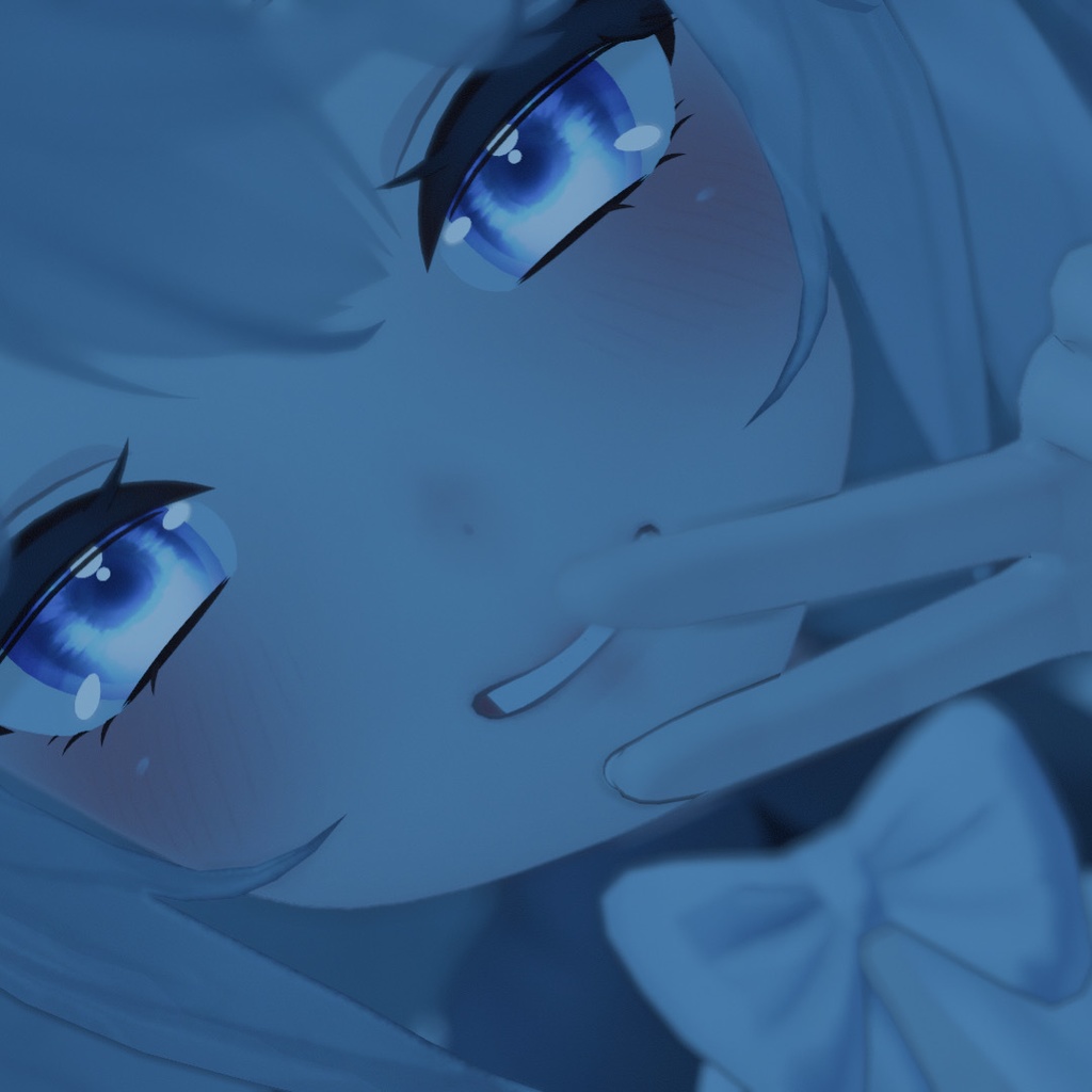 【舞夜用】キラキラ蒼目テクスチャ