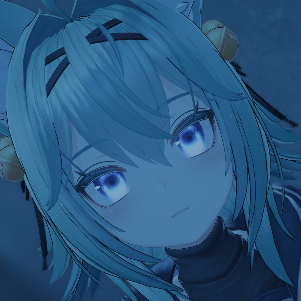 【竜胆用】キラキラ蒼目テクスチャ