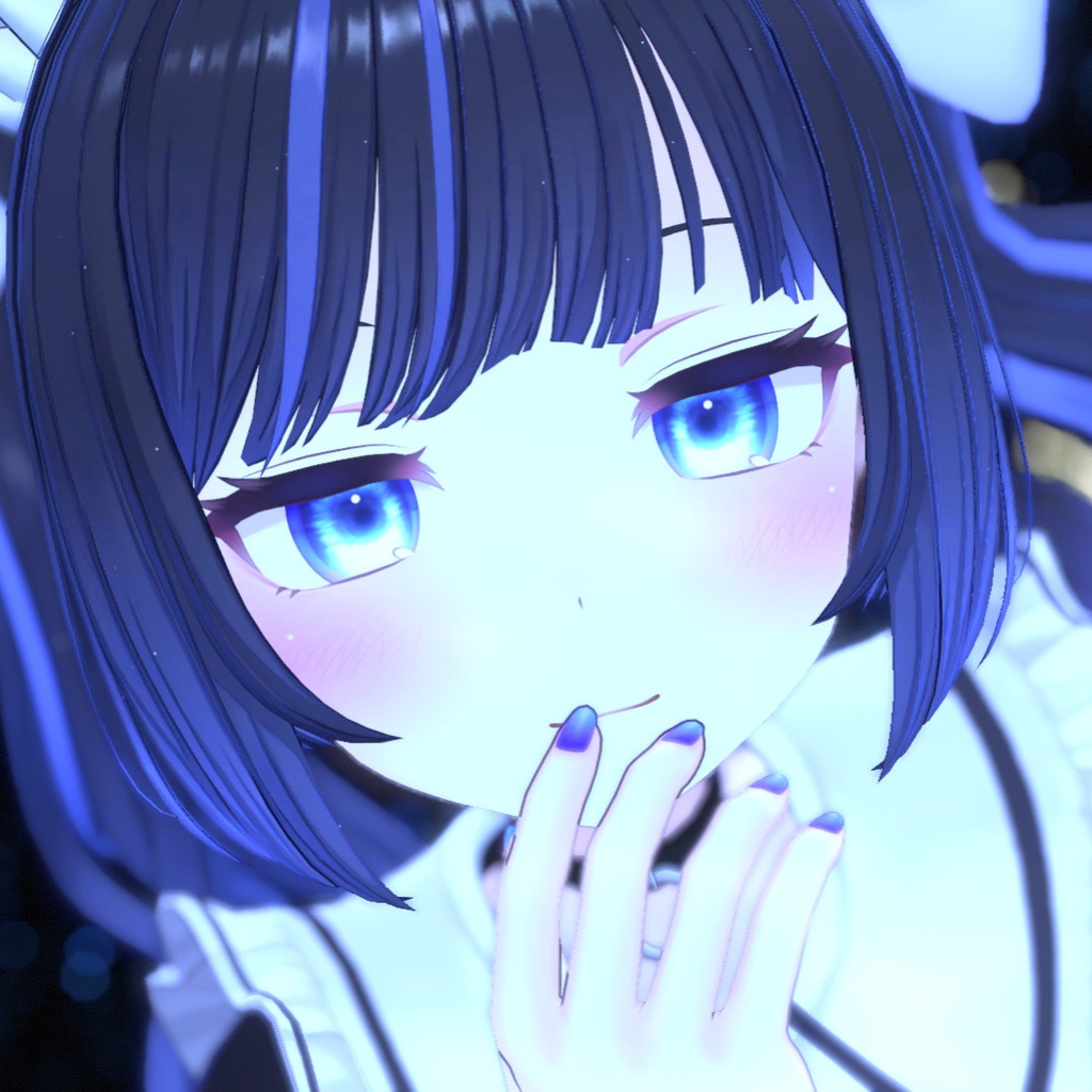 【あのん用】キラキラ蒼目テクスチャ