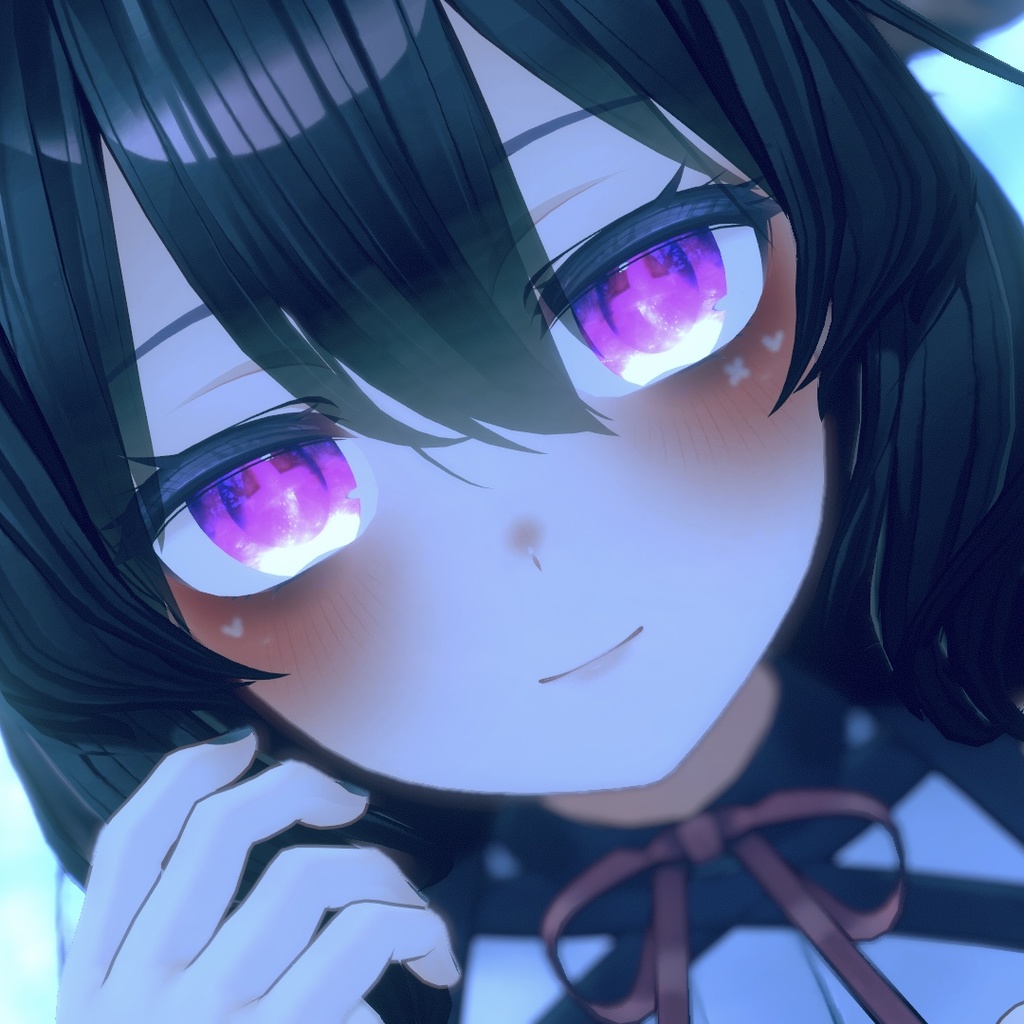 【桔梗用】ルベライト瞳&原宿病みメイクテクスチャ