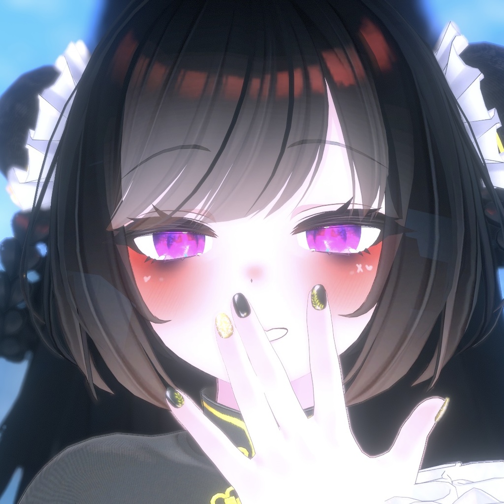 【リーファ用】ルベライト瞳&原宿病みメイクテクスチャ