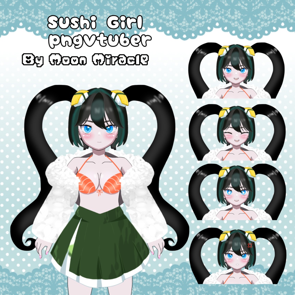 Sushi Girl PNGVtuber