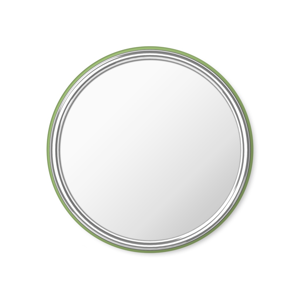 【工場発送】かぼちゃのタルトの毛玉のせ缶ミラー