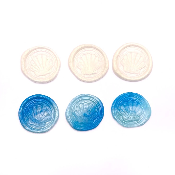 【SALE】封蝋シール「海」(6枚組)