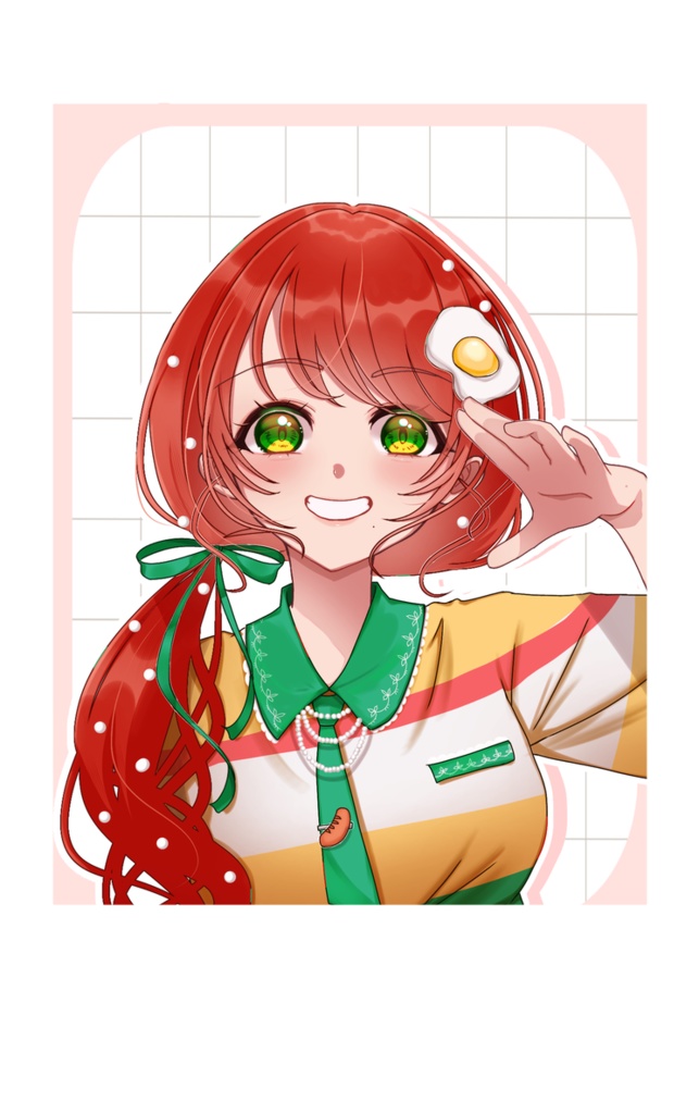 チェキ風カード（ナポリタン）