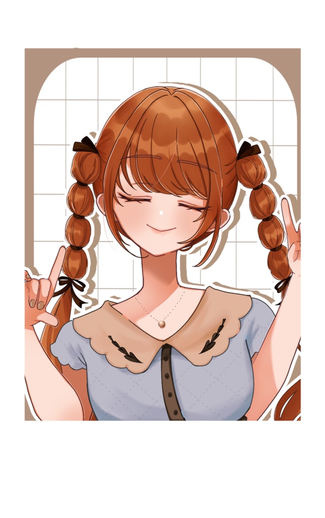 額装（カフェラテ）