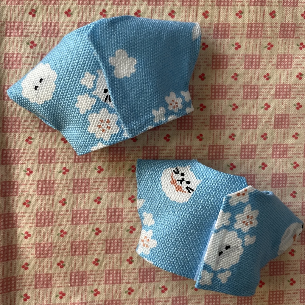 ぬい服『アニマル&花柄シャツ』