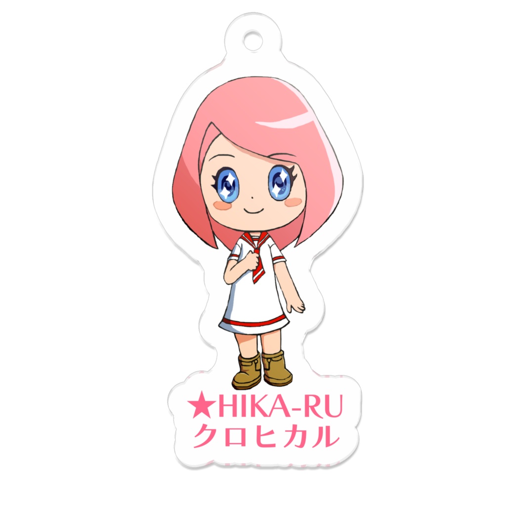 ★HIKA-RU（クロちゃん）キーホルダー