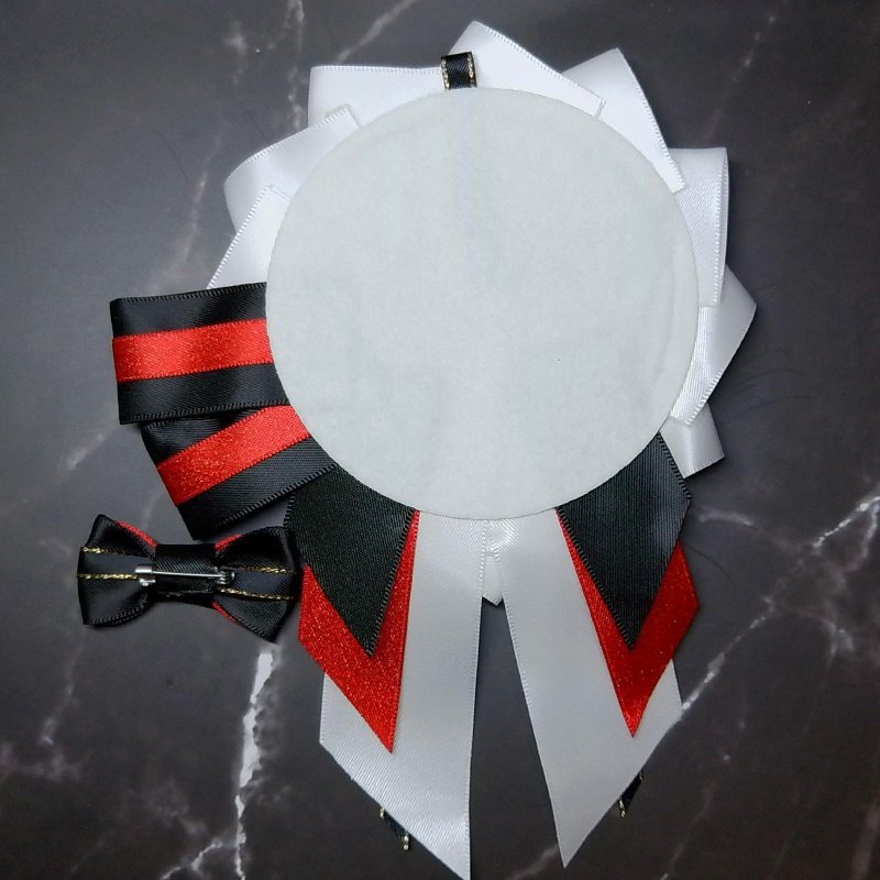 痛バ用ロゼット・白×黒ベース各色