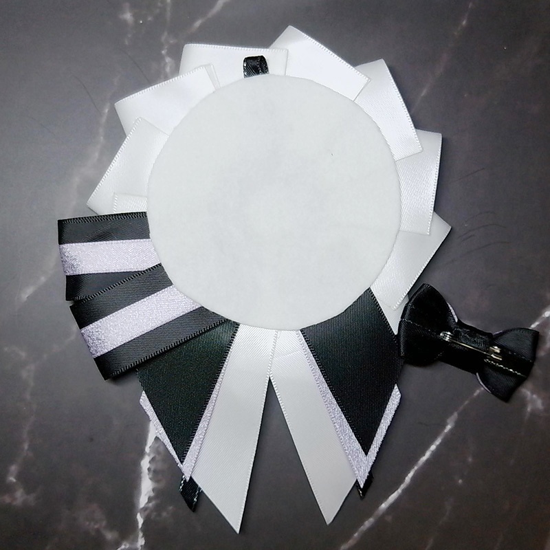 痛バ用ロゼット・白×黒ベース各色