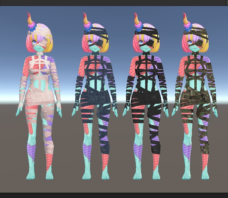 タロットタロン用衣装 「スケアリーマミー」 (タロットタロンコーデ #サバンナストリート)