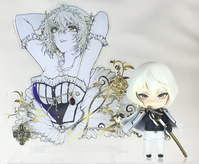 =刀剣女士アクリルフィギュア= ▲膝丸 ◎髭切 ◆鶯丸 ●大包平