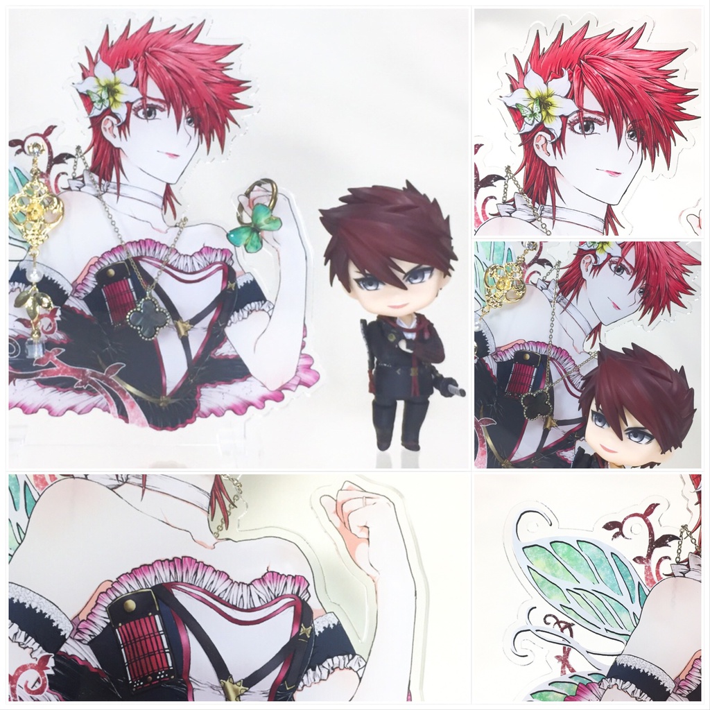 =刀剣女士アクリルフィギュア= ▲膝丸 ◎髭切 ◆鶯丸 ●大包平