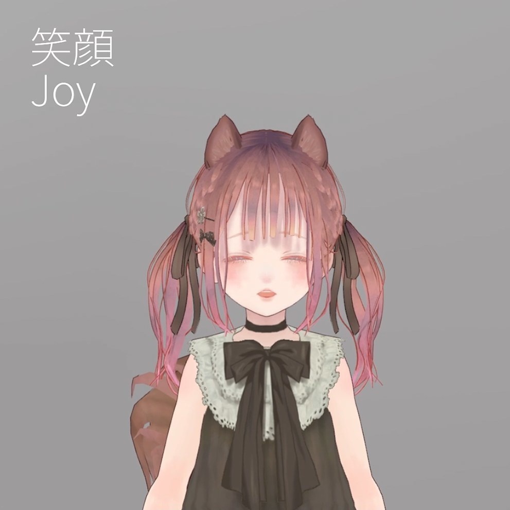 オリジナル3Dモデル『りす子』(VRM)