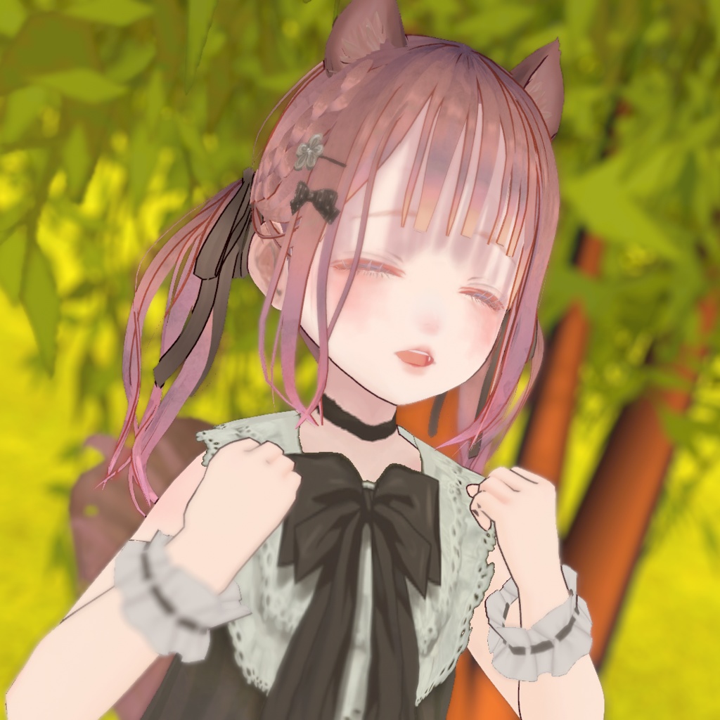 オリジナル3Dモデル『りす子』(VRM)