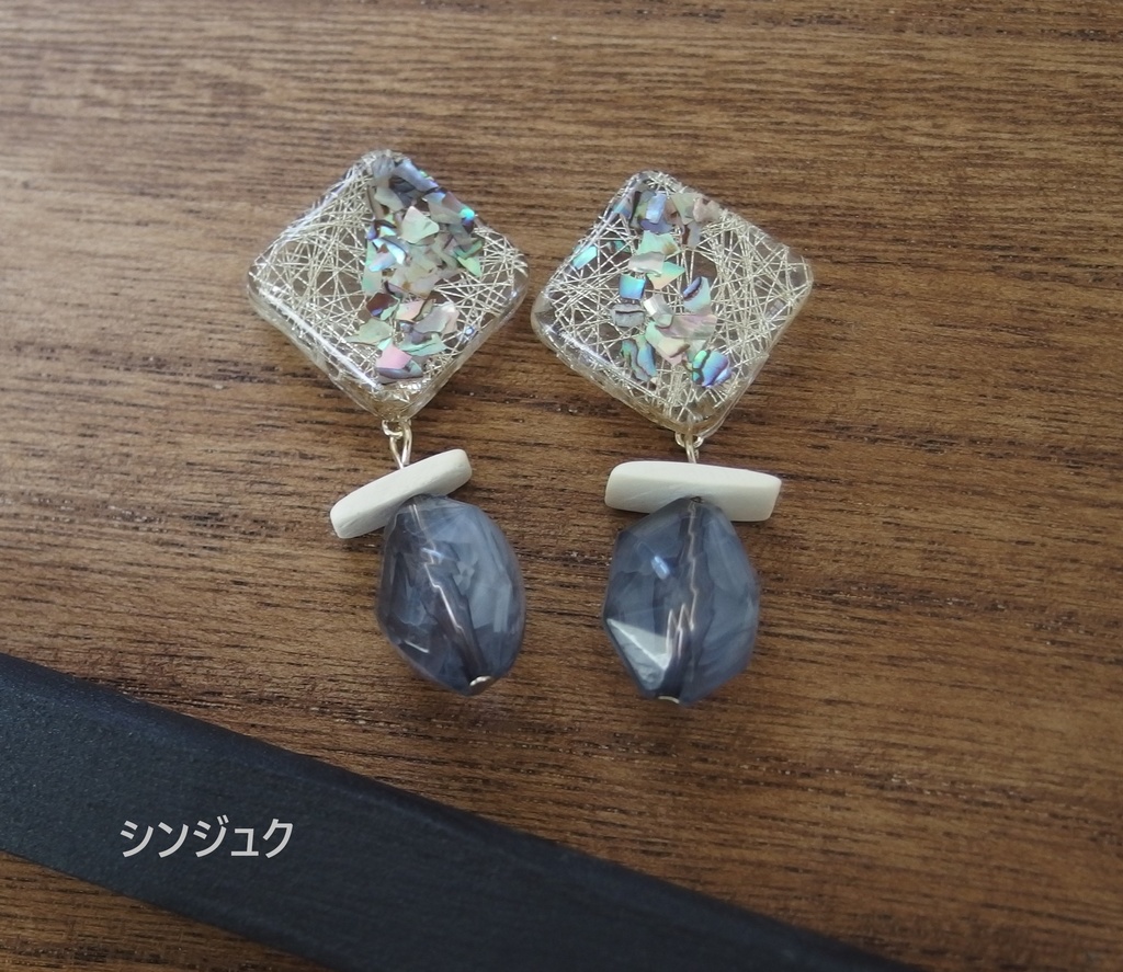 【1点物】ディビジョンイメージピアス(イヤリング)