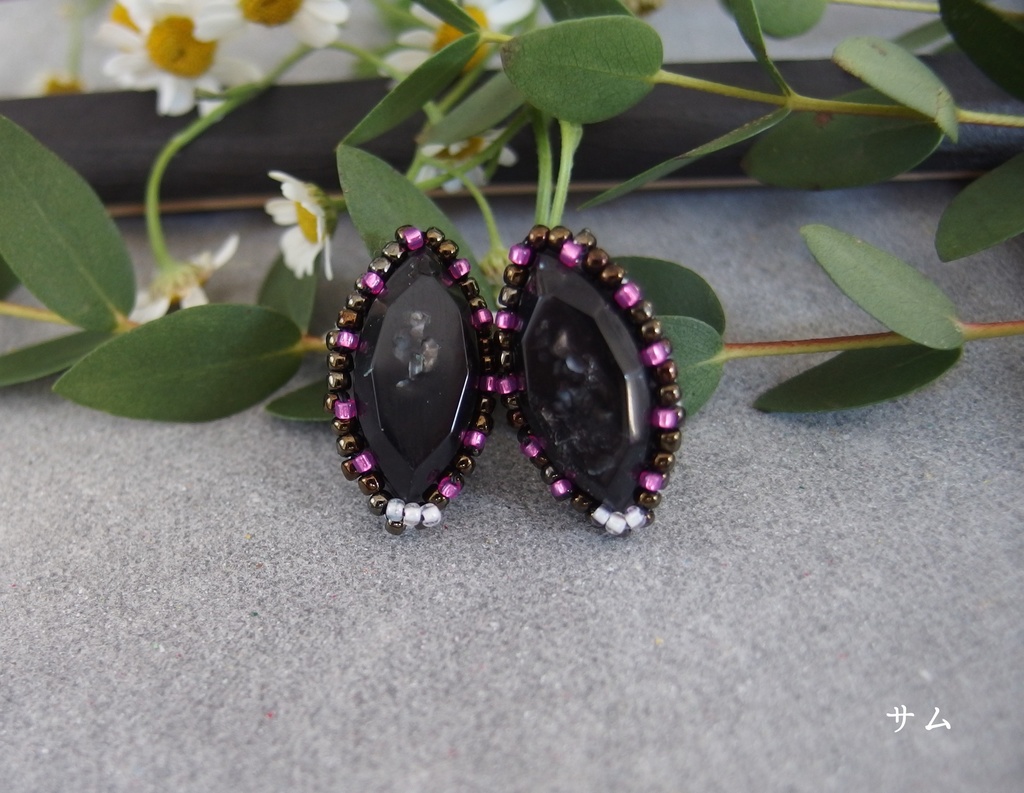 【twst】マジペン風カボションピアス