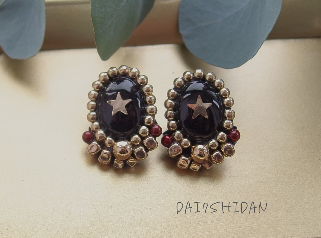 【金カム】face*scarカボションピアス