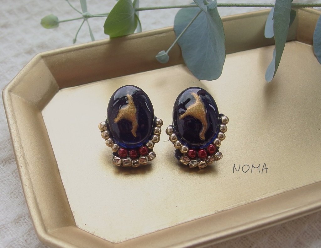 【金カム】face*scarカボションピアス