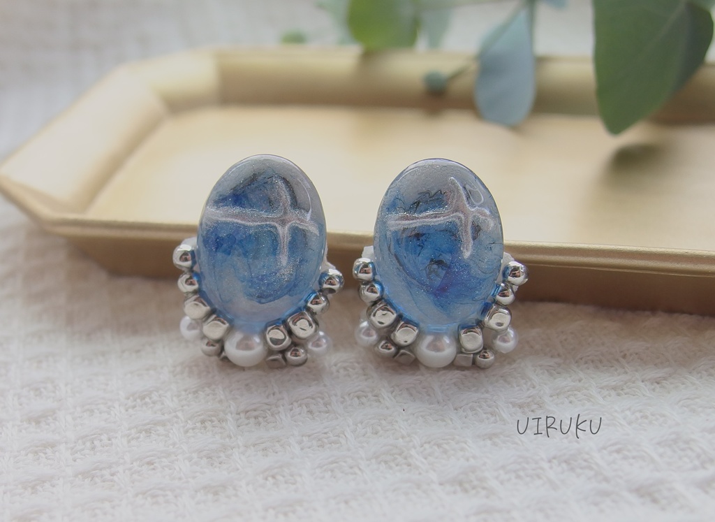 【金カム】face*scarカボションピアス