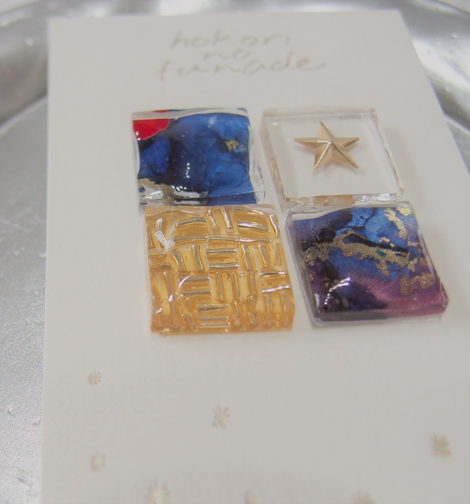 【金カム】シカクアソートピアス