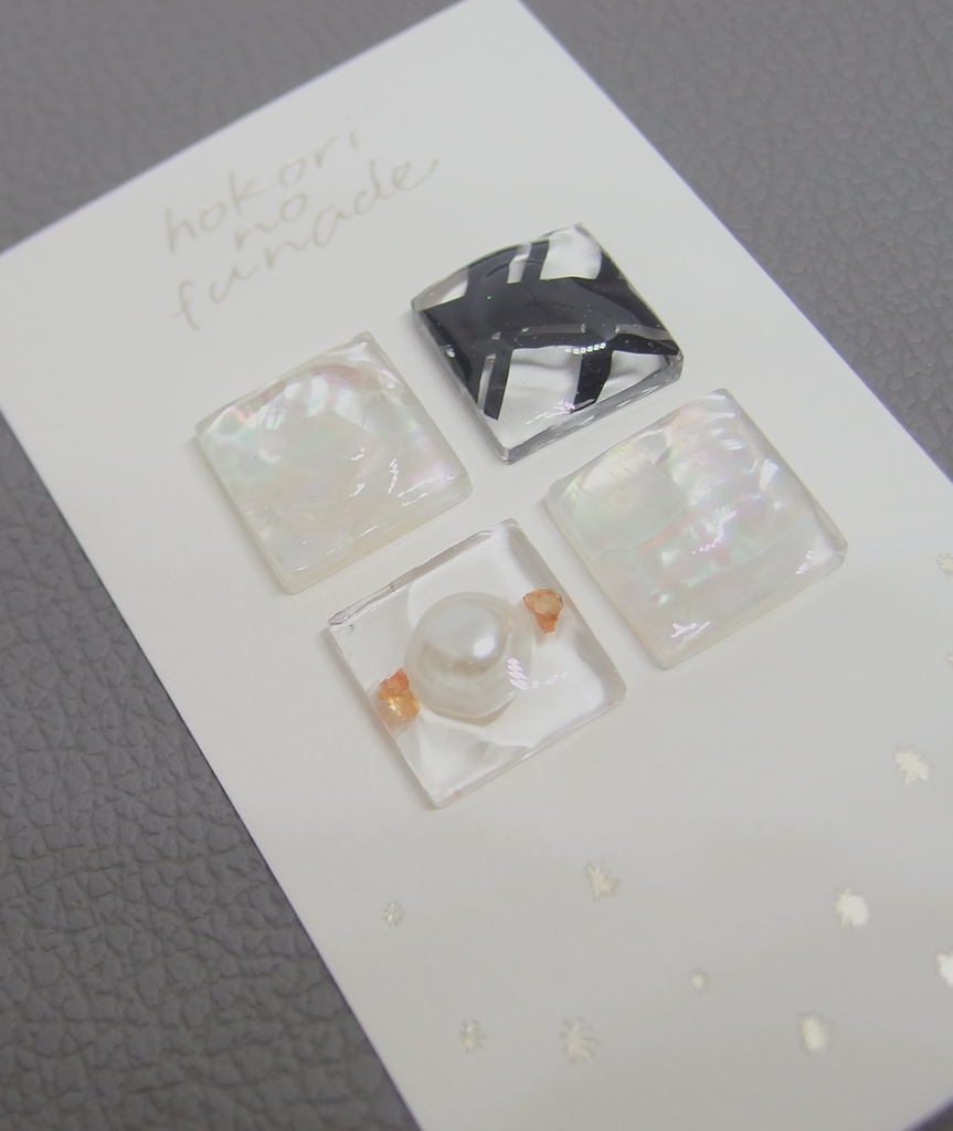 【金カム】シカクアソートピアス