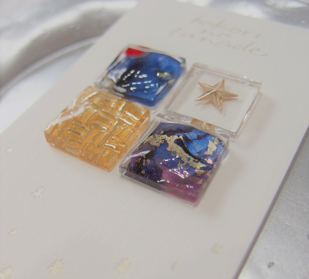 【金カム】シカクアソートピアス