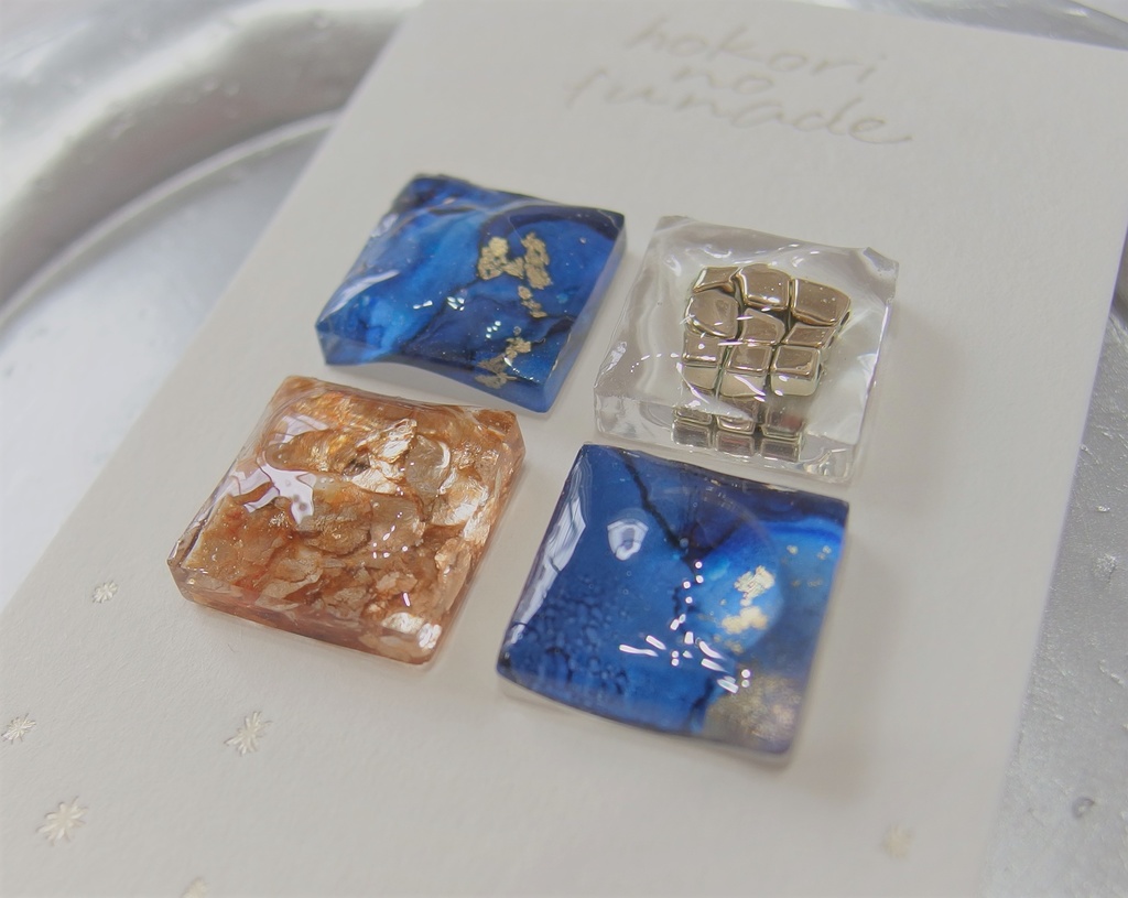 【金カム】シカクアソートピアス