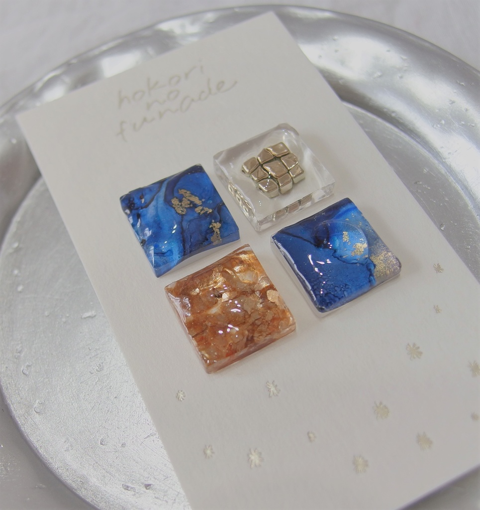 【金カム】シカクアソートピアス