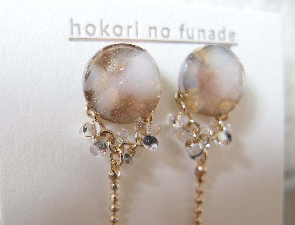 【龍如】ニュアンスチェーンピアス