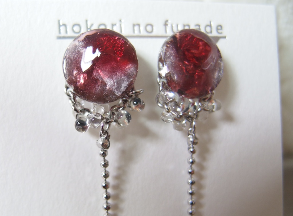 【龍如】ニュアンスチェーンピアス